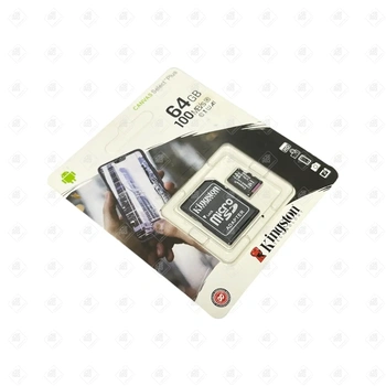 Карта памяти Micro SD|SD Kingston 64 ГБ