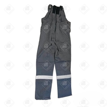 Костюм Липецк СОП (тк.Смесовая,260) п/к, т.серый-меланж/красный