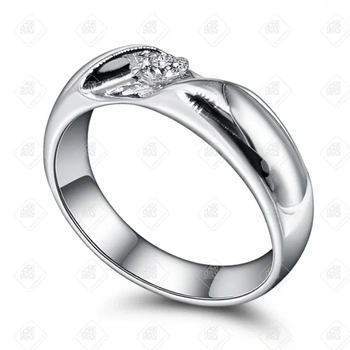 Кольцо c Бриллиантом, золото 585 (14K), вес 2 г.