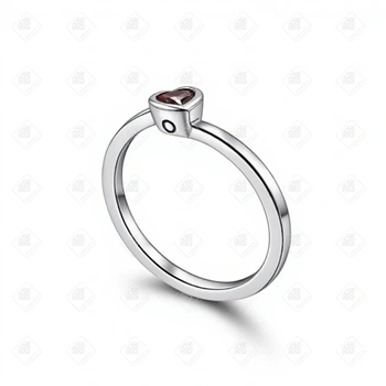 Кольцо Red, серебро I категория 925, вес 1.45 г.