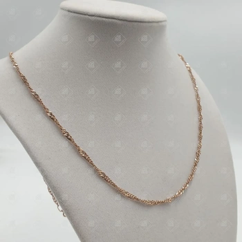 Цепь сингапур, золото 585 (14K), вес 3.61 г.