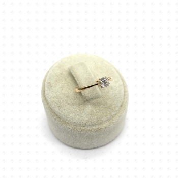 Кольцо с бриллиантом, золото 585 II Категория, вес 1.69 г.