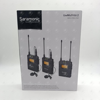 Микрофон Saramonic UwMic kit 2 TX9+TX9+RX9 Петличная радиосистема